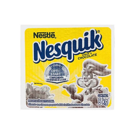 Chocolate Nesquik en Polvo Caja 5 Kg (IEPS inc.)-AbarrotesyMasLuz- Jugos y bebidas