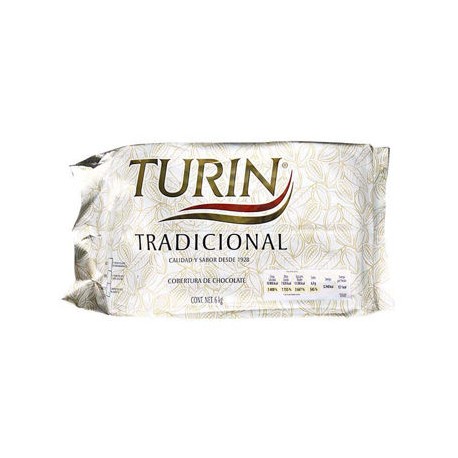 Chocolate semiamargo Cobertura Turin Marqueta de 6 Kg (IEPS inc.)-AbarrotesyMasLuz- Cobertura de chocolate