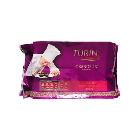 Chocolate Semiamargo Confichips Turin Bolsa de 7 kg (IEPS inc.)-AbarrotesyMasLuz- Panadería y repostería