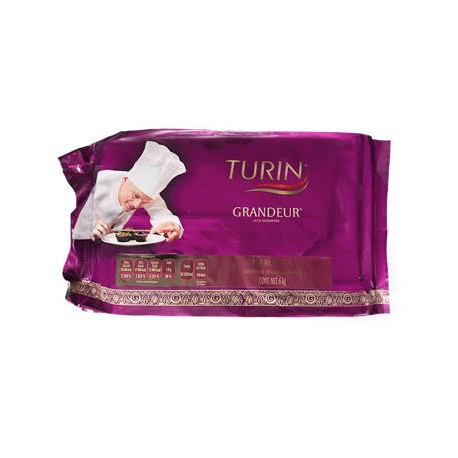 Chocolate semiamargo Rallar 56% de cacao Grandeur Turin Marqueta de 6 Kg (IEPS inc.)-AbarrotesyMasLuz- Cobertura de chocolate