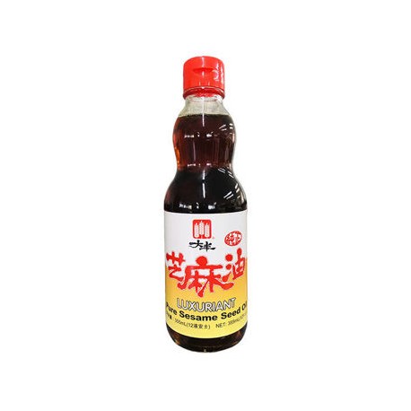 Aceite de ajonjoli Miyaco Botella de 355 mL-AbarrotesyMasLuz- Aceites