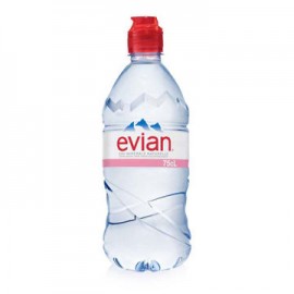 Agua Evian 12 Botellas de 750 mL-AbarrotesyMasLuz- Bebidas
