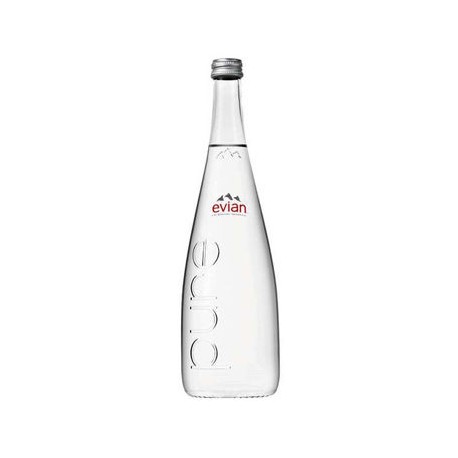 Agua Evian 12 Botellas de 750 mL-AbarrotesyMasLuz- Jugos y bebidas
