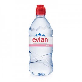Agua Evian 12 Botellas de 750 mL-AbarrotesyMasLuz- Agua natural