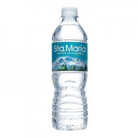 Agua Sta. Maria 24 botellas de 500 ml 100% Manantial-AbarrotesyMasLuz- Agua natural