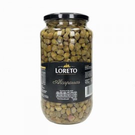 Alcaparras en vinagre LORETO/Vermex Frasco de 935 gr-AbarrotesyMasLuz- Conservas