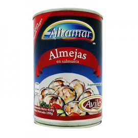 Almejas en salmuera Altamar Lata de 410 g-AbarrotesyMasLuz- Almejas