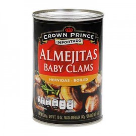 Almejitas baby clams Crown Prince Lata de 283 g-AbarrotesyMasLuz- Almejas