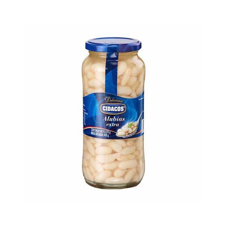 Alubia extra grande Cidacos Frasco de 570 g-AbarrotesyMasLuz- Ingredientes gourmet
