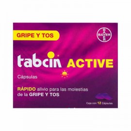 Antigripal Tabcin Active Caja de 12 capsulas-AbarrotesyMasLuz- Medicamentos sin receta