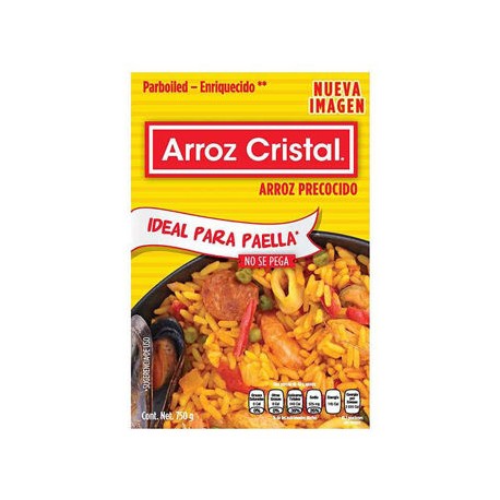 Arroz precocido Cristal de 750 g-AbarrotesyMasLuz- 