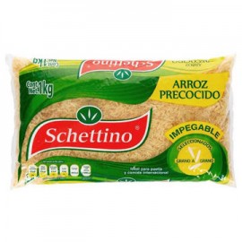Arroz precocido Schettino Bolsa de 1 Kg-AbarrotesyMasLuz- Semillas