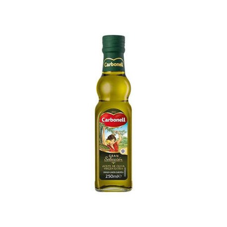 Aceite de oliva Extra Virgen Carbonell Frasco de 250 mL-AbarrotesyMasLuz- Aceites