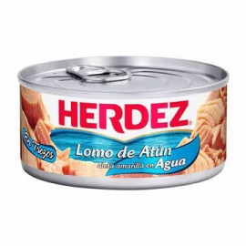Atun en agua Herdez Lata de 130 g-AbarrotesyMasLuz- Conservas