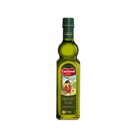 Aceite de oliva Extra Virgen Carbonell Frasco de 750 mL-AbarrotesyMasLuz- Aceites