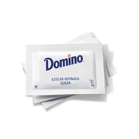 Azucar refinada Domino porcion 2000 sobres de 5 g-AbarrotesyMasLuz- Azúcar porcionada