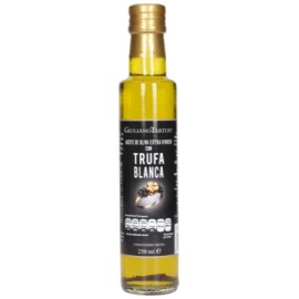 Aceite de oliva extra virgen con trufa Blanca Giuliano Tartufi Frasco de 250 mL-AbarrotesyMasLuz- Aceites especiales