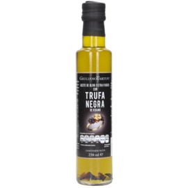 Aceite de oliva extra virgen con trufa Negra Giuliano Tartufi Botella de 250 mL-AbarrotesyMasLuz- Aceites especiales